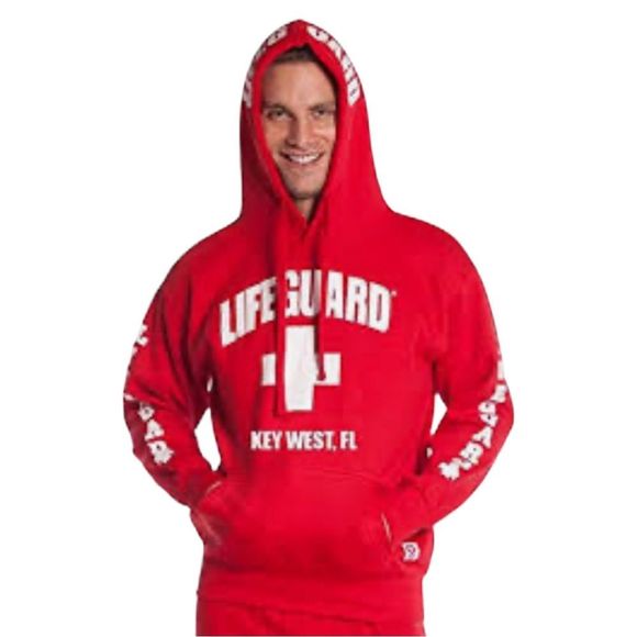 Key West Lifeguard Hoodie Size Large - UNISEX - Picture 2 of 7